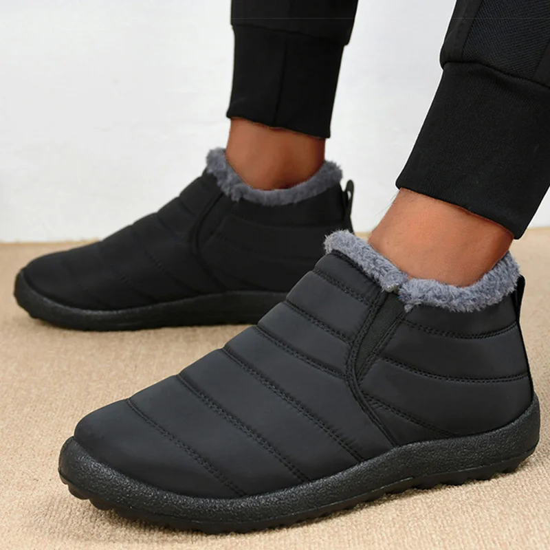 slip on winter boots men's