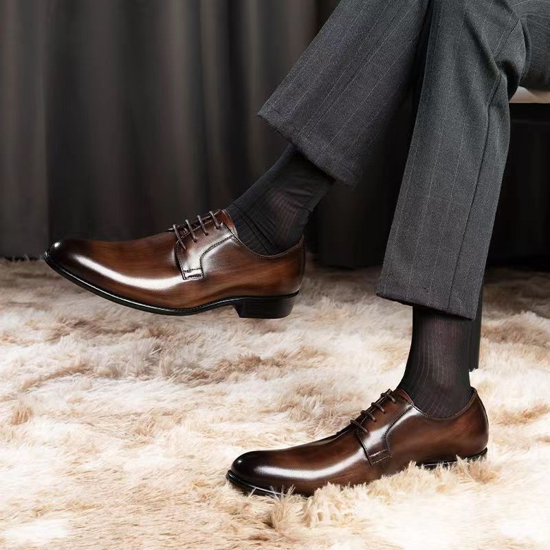 brown oxford shoes