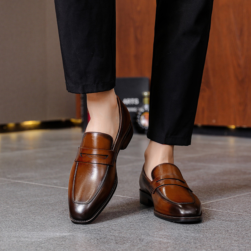 brown dress shoes men