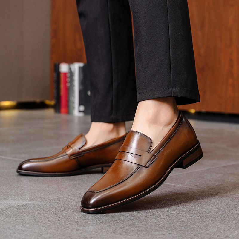 brown dress shoes men