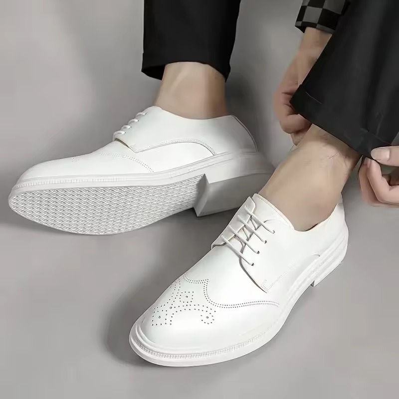 mens white dress shoes