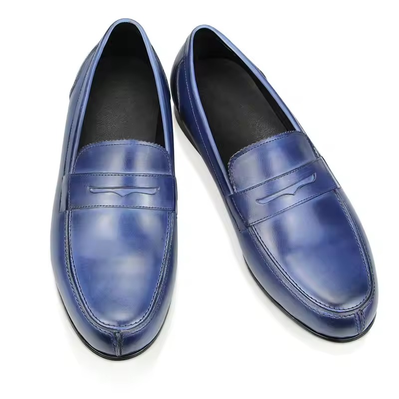 mens blue dress shoes